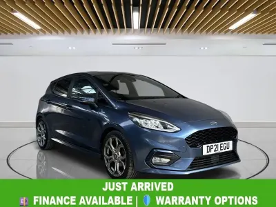 Second-hand Ford Fiesta ST-Line 95 CP (69 kW) 2021 Albastru Hatchback