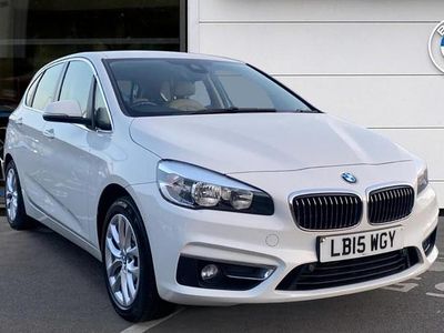 Used BMW 220 Active Tourer Luxury Line 189 HP (139 kW) 2015 White MPV