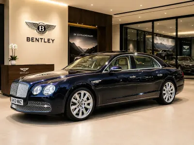 Used Bentley Flying Spur Mulliner 625 HP (459 kW) 2014 Blue Sedan