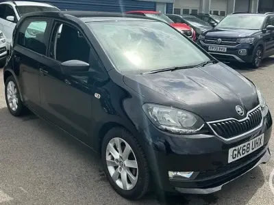 Used Skoda Citigo SE L 75 HP (55 kW) 2018 Black Hatchback