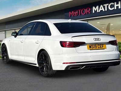 Used Audi A4 Black Edition 245 HP (180 kW) 2019 White Sedan