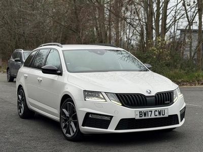 White Used 2017 Skoda Octavia vRS Estate | £10,490 (A bit pricey)