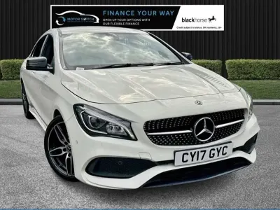 Begagnad Mercedes CLA180 AMG line 122 HK (89 kW) 2017 Vit Sedan