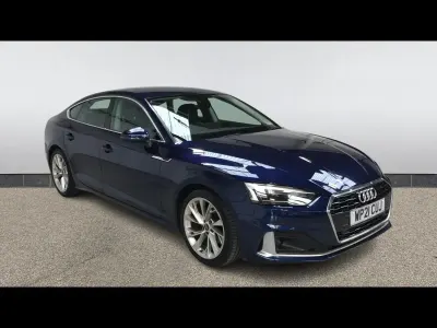 Usado Audi A5 Sport 2021 Azul Coupe