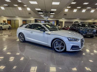 Used Audi A5 S-Line 190 HP (139 kW) 2018 White Coupe