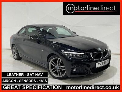 Black Used 2018 BMW 218 M Sport Coupe | £10,675 (Fair price)