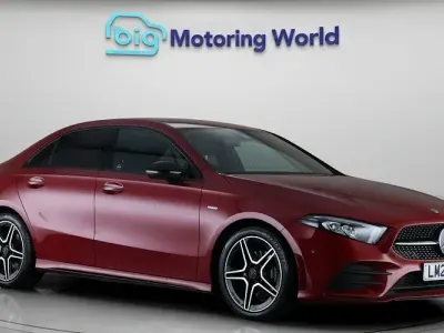 Used Mercedes A200 AMG line 163 HP (119 kW) 2022 Red Sedan