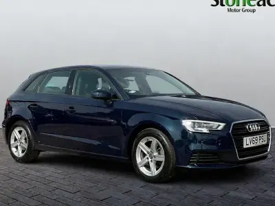 Used Audi A3 Sportback 150 HP (110 kW) 2019 Blue Hatchback