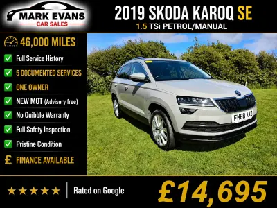 Used Skoda Karoq SE L 150 HP (110 kW) 2019 Grey SUV