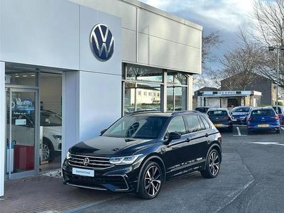 Black Used 2022 VW Tiguan R-line SUV | £27,499 (Fair price)