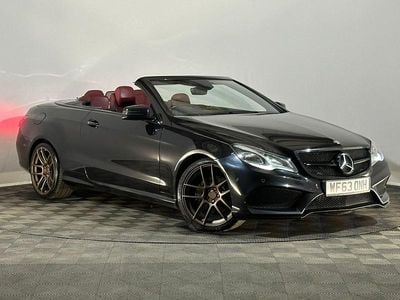Black Used 2013 Mercedes E220 AMG Cabriolet | £7,795 (Fair price)