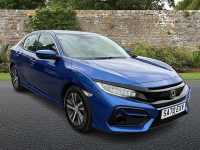 Used Honda Civic SE 126 HP (92 kW) 2020 Blue Hatchback