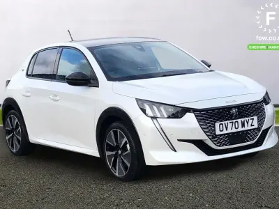 Used Peugeot e-208 GTi 100 kW (136 HP) 2020 White Hatchback