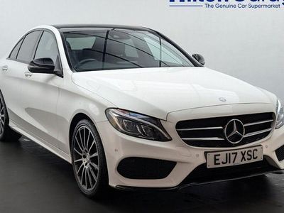 White Used 2017 Mercedes C220 AMG line Sedan | £17,950 (A bit pricey)