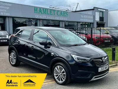 Used Vauxhall Crossland X S 110 HP (80 kW) 2020 Black SUV