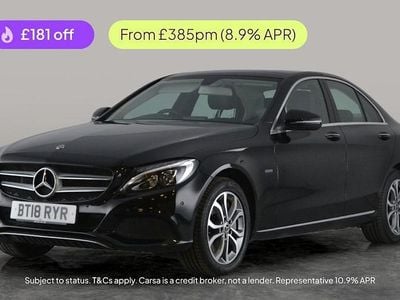 Black Used 2017 Mercedes C350e Premium Sedan | £14,373 (Fair price)