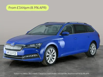Used Skoda Superb SE L 218 HP (160 kW) 2023 Blue Estate