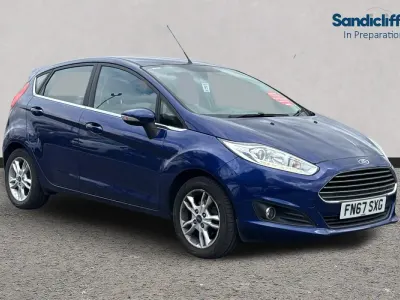 Used Ford Fiesta Zetec 82 HP (60 kW) 2017 Blue Hatchback