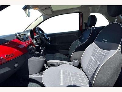 Used Fiat 500 Lounge 69 HP (50 kW) 2018 Red Hatchback