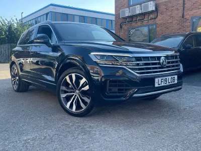 Used VW Touareg R-line 340 HP (250 kW) 2019 Blue SUV