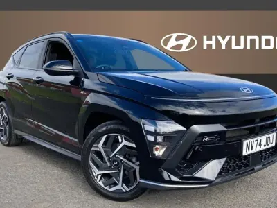 Gebraucht Hyundai Kona N Line 100 PS (73 kW) 2024 Schwarz SUV