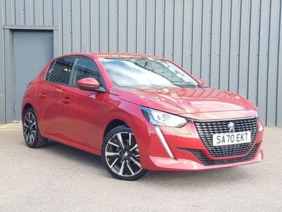 Used Peugeot 208 Allure 100 HP (73 kW) 2020 Red Hatchback