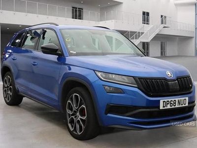 Used Skoda Kodiaq vRS 239 HP (175 kW) 2019 Blue SUV