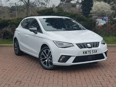 Used Seat Ibiza XCELLENCE 95 HP (69 kW) 2025 White Hatchback