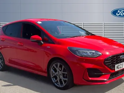 Used Ford Fiesta ST-Line 125 HP (91 kW) 2022 Red Hatchback