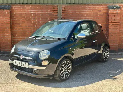 Used Fiat 500C S 85 HP (62 kW) 2012 Black Cabriolet