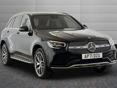 Used Mercedes GLC300e AMG line 320 HP (235 kW) 2022 Obsidian black Estate