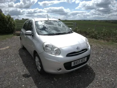 Used Nissan Micra Acenta 79 HP (58 kW) 2013 Silver Hatchback