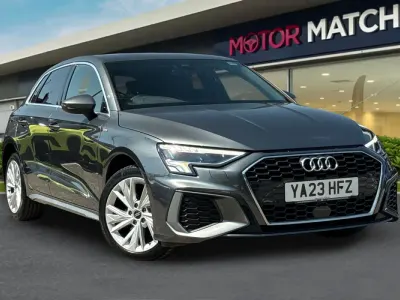 Used Audi A3 Sportback S-Line 204 HP (150 kW) 2023 Grey Hatchback