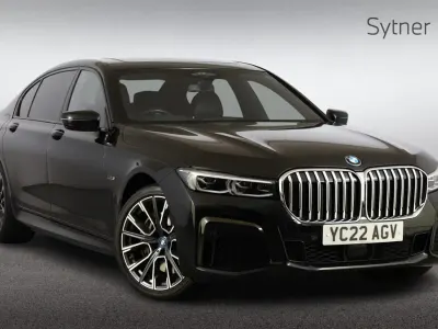 Begagnad BMW 745e M Sport 394 HK (289 kW) 2022 Svart Sedan