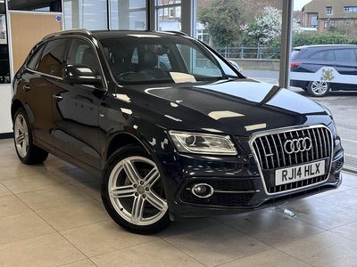 Used Audi Q5 S-line plus 190 HP (139 kW) 2014 Blue SUV