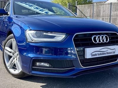 Begagnad Audi A4 S-Line 150 HK (110 kW) 2015 Blå Sedan