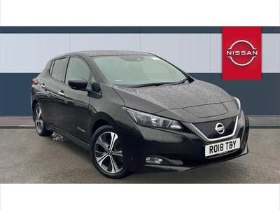 Used Nissan Leaf N-Connecta 108 kW (147 HP) 2018 Black Hatchback