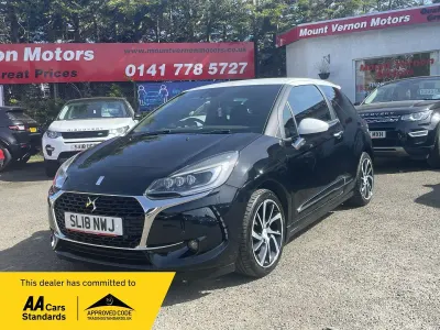 Used DS Automobiles DS3 Prestige 2018 Black Hatchback