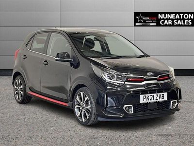 Used Kia Picanto GT-Line 99 HP (72 kW) 2021 Black Hatchback