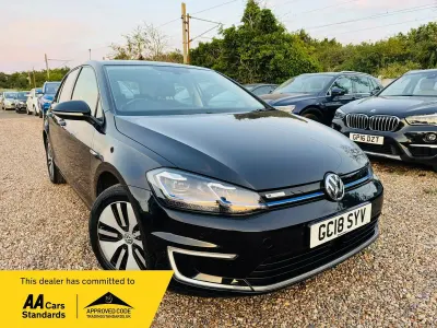 Used VW e-Golf 99 kW (135 HP) 2018 Black Hatchback