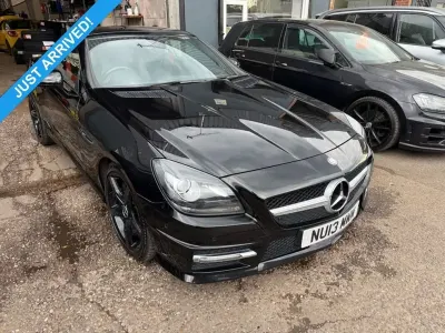 Begagnad Mercedes SLK250 AMG 2013 Svart Cab