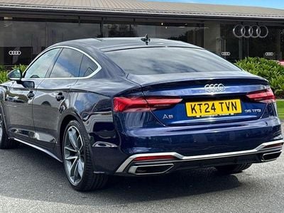 Used Audi A5 S-Line 150 HP (110 kW) 2024 Blue Hatchback