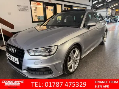 Used Audi A3 Sportback S-Line 2016 Silver Hatchback