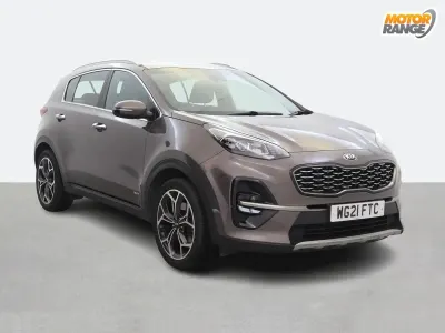 Used Kia Sportage GT-Line 136 HP (100 kW) 2021 Brown SUV