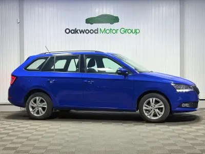 Used Skoda Fabia SE 95 HP (69 kW) 2020 Blue Hatchback