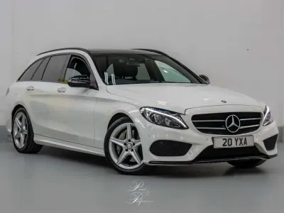Used Mercedes C250 AMG Line Premium Plus 2017 White Estate