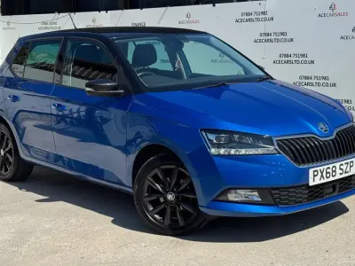 Used Skoda Fabia Colour Edition 2018 Blue Hatchback