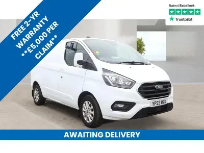 Used Ford Transit Custom Limited 170 HP (125 kW) 2023 White Van