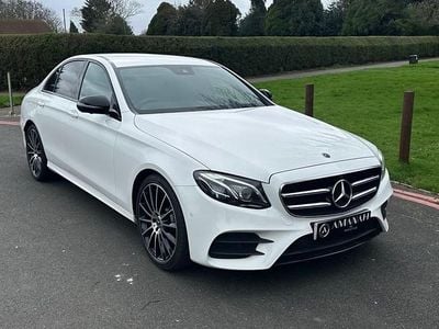 Used Mercedes E220 AMG line 194 HP (142 kW) 2019 White Sedan