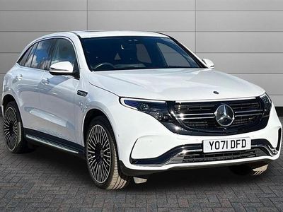 Used Mercedes EQC400 AMG Line Premium 300 kW (408 HP) 2022 Polar white SUV
